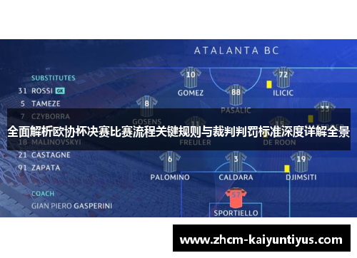 全面解析欧协杯决赛比赛流程关键规则与裁判判罚标准深度详解全景 全面解析欧协杯决赛比赛流程关键规则与裁判判罚标准深度详解全景